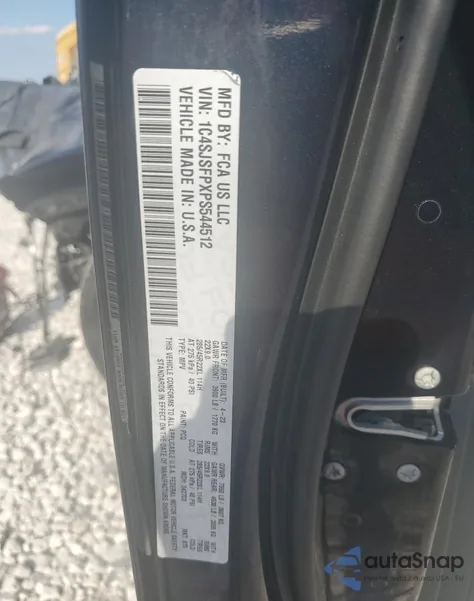 2023 Jeep Grand Wagoneer L Series Ii z USA, uszkodzony, nr VIN 1C4SJSFPXPS544512